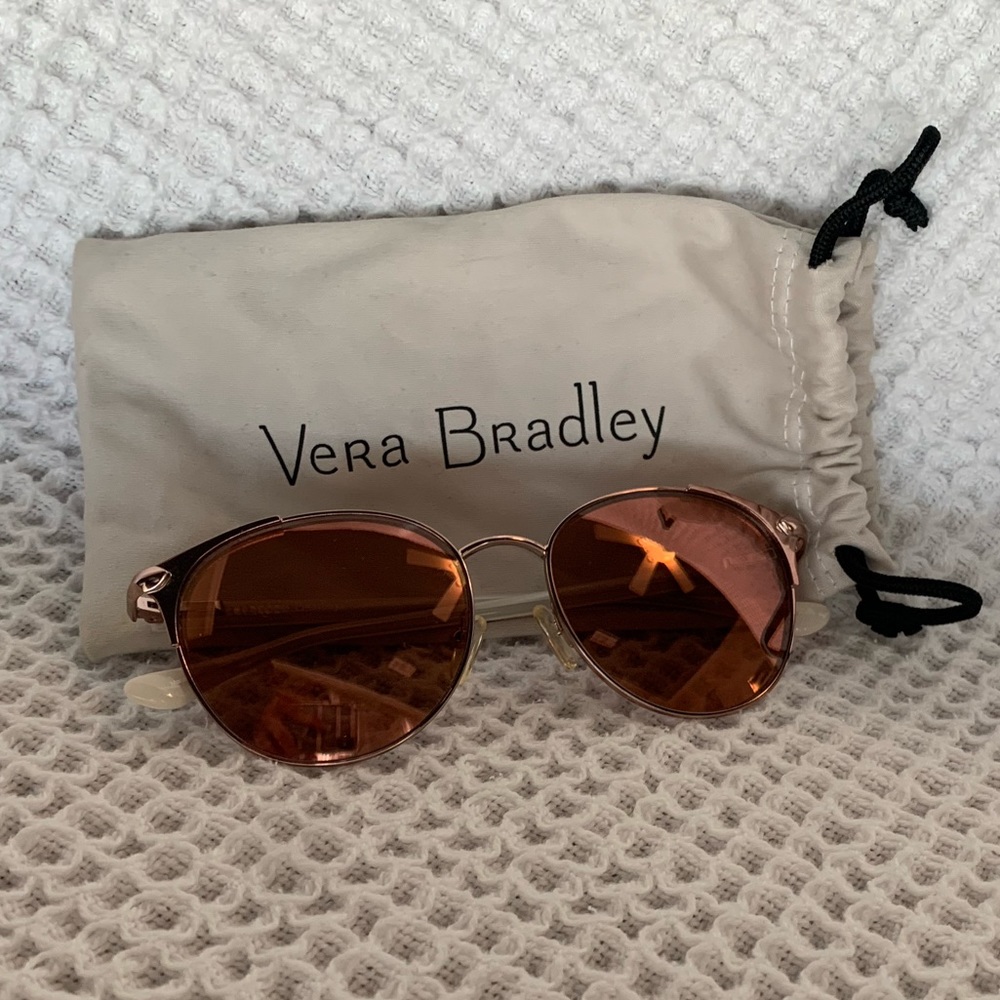Vera Bradley rose mirrored sunglasses